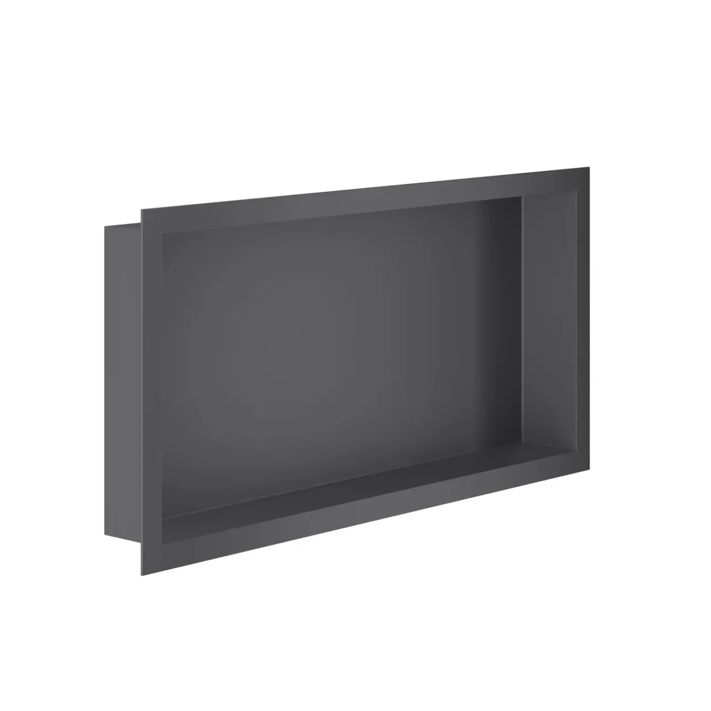 SaniSupreme Inbouwnis badkamer douche RVS Gunmetal Grijs 30x60x7cm