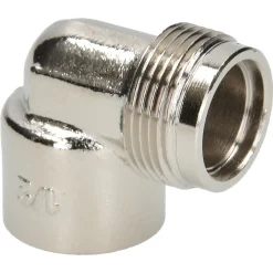 Sanivesk draad gas Knie overgang 1/2"FxM24 chroom