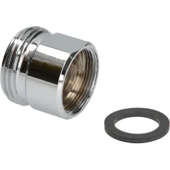 Sanivesk draad Recht overgang voor kranen M22Fx3/4"M chroom