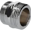 Sanivesk draad Recht overgang voor kranen M24Mx3/4"M chroom