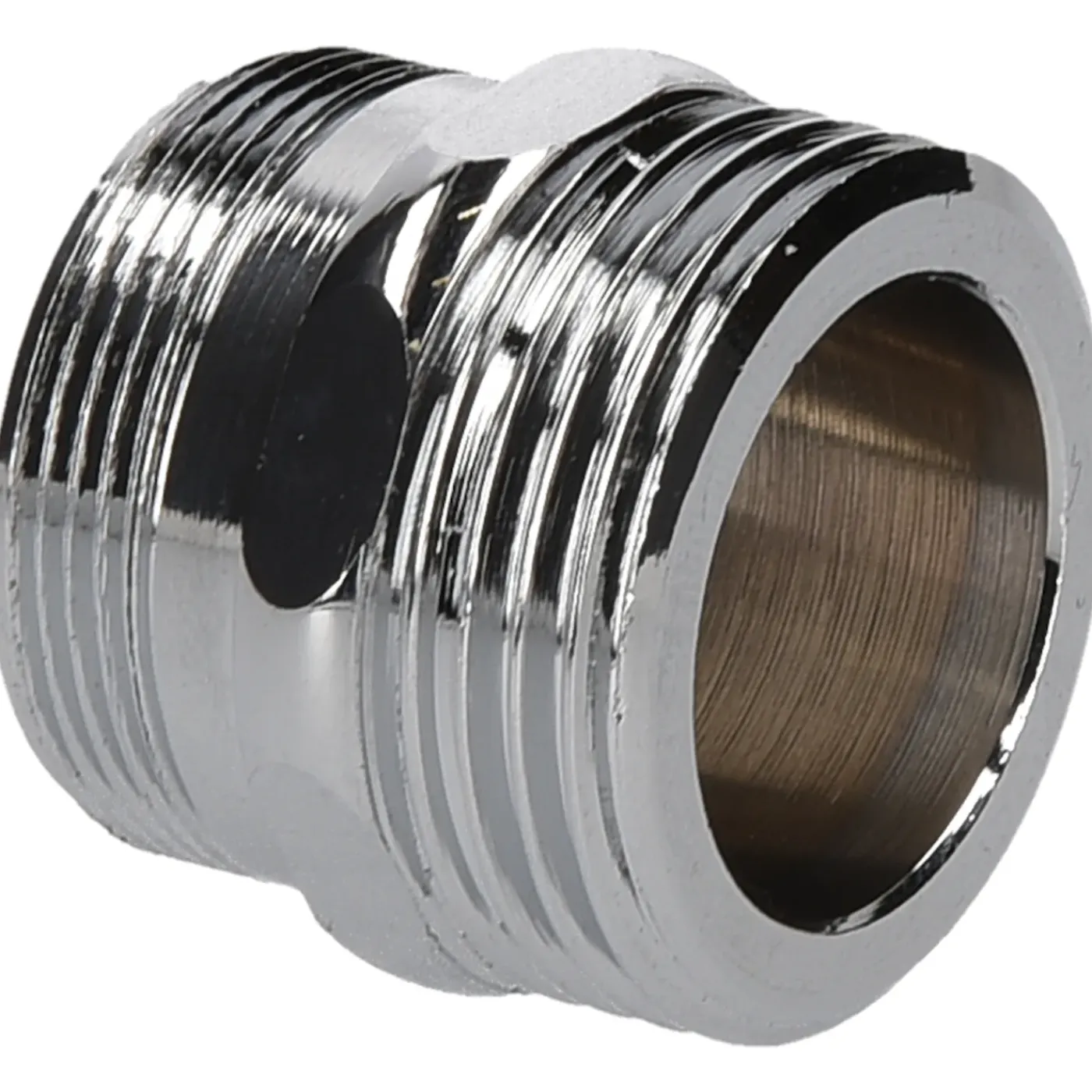 Sanivesk draad Recht overgang voor kranen M24Mx3/4"M chroom