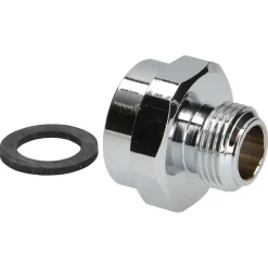 Sanivesk Draad Recht Verloop 1/2"Fx3/8"M chroom