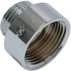 Sanivesk draad Recht verloop chroom 3/8"M x 1/2"F