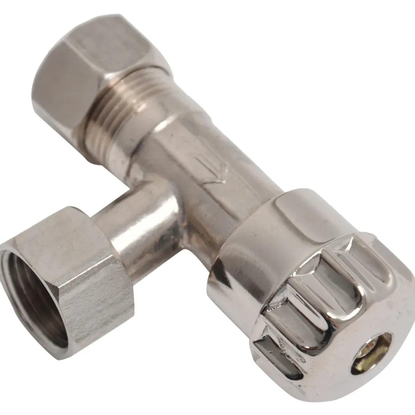 Sanivesk hoekstopkraan 12mm x 3/8" binnendraad chroom