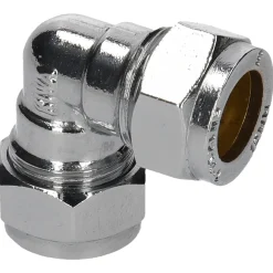 Sanivesk knel Knie chroom 12x12mm