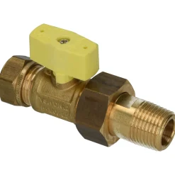Sanivesk kogelkraan gas Knel 1/2"M x 15mm vlinder