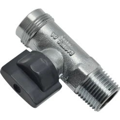 Sanivesk Kogelkraan Gas Recht M24 x 1/2" M Chroom Vlinder