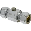 Sanivesk kogelkraan Mini met schroef bediening chroom 12x12mm knel