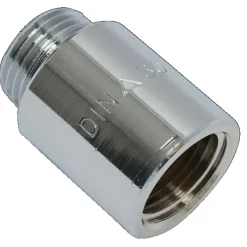 Sanivesk kraanverlengstuk 1/2"Fx1/2"M L30mm chroom