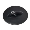 Sanivesk plugstop breed afdekplaat 60mm+Triangel 45,5mm kunststof zwart 4pp