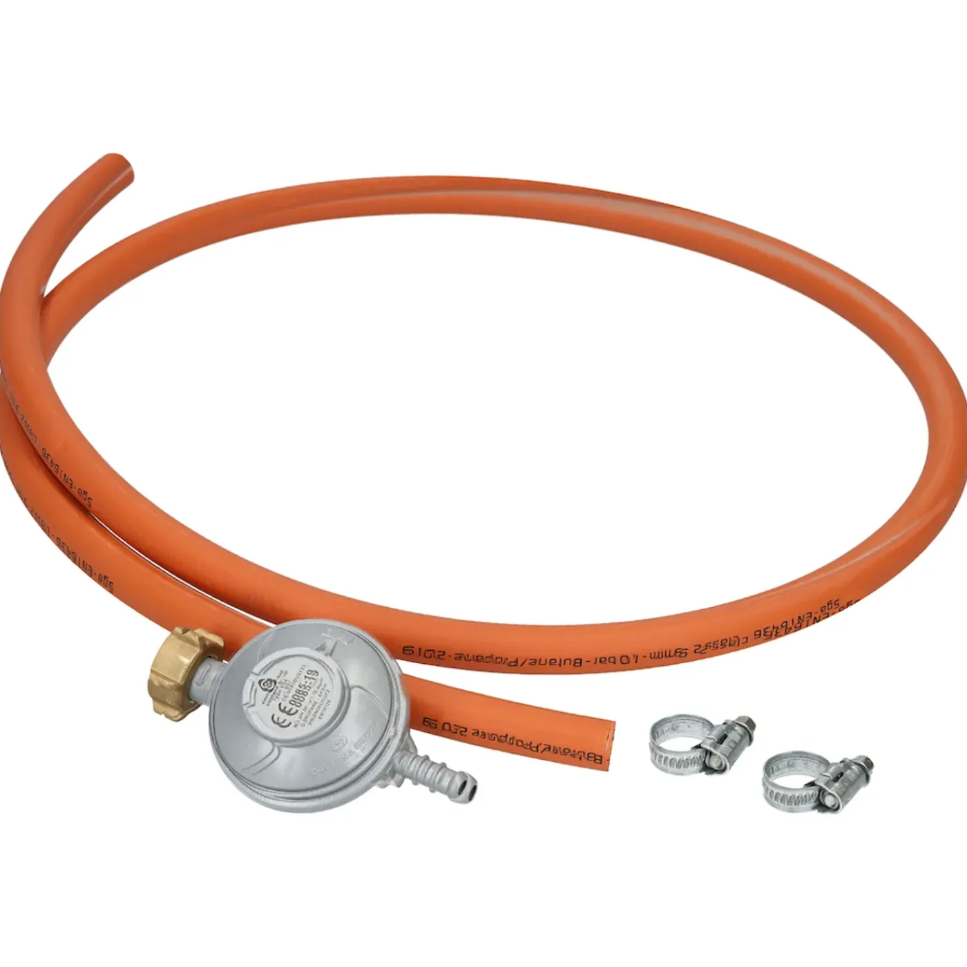 Schell Sanivesk Shell gasset slang 1,5m + drukregelaar Propaan 37mbar