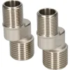 Sanivesk S-koppeling Set 1/2"Mx3/8"M chroom