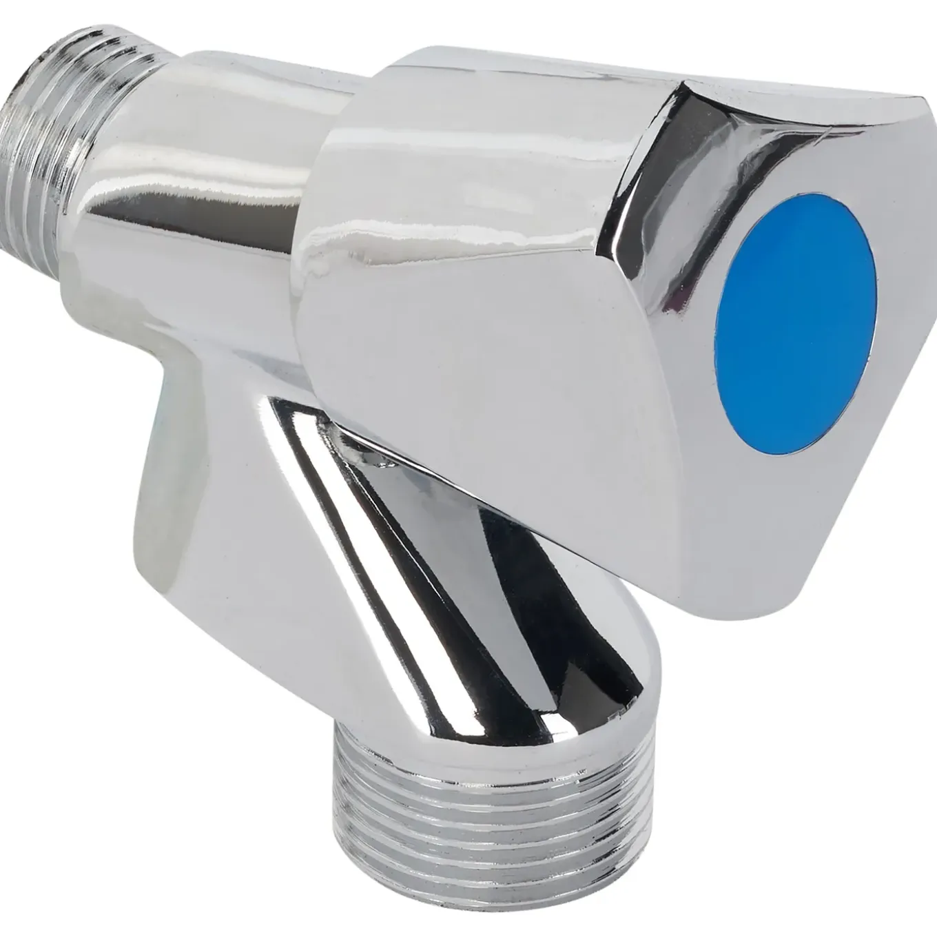 Sanivesk wasmachinekraan 1/2"M Knop Chrome