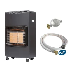 Sannover Infrarood Gaskachel Loros 4200 W + Complete Kit Nf