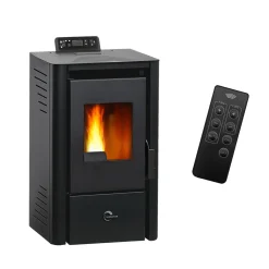 Sannover Pelletkachel Anita 9,4 Kw Zwart