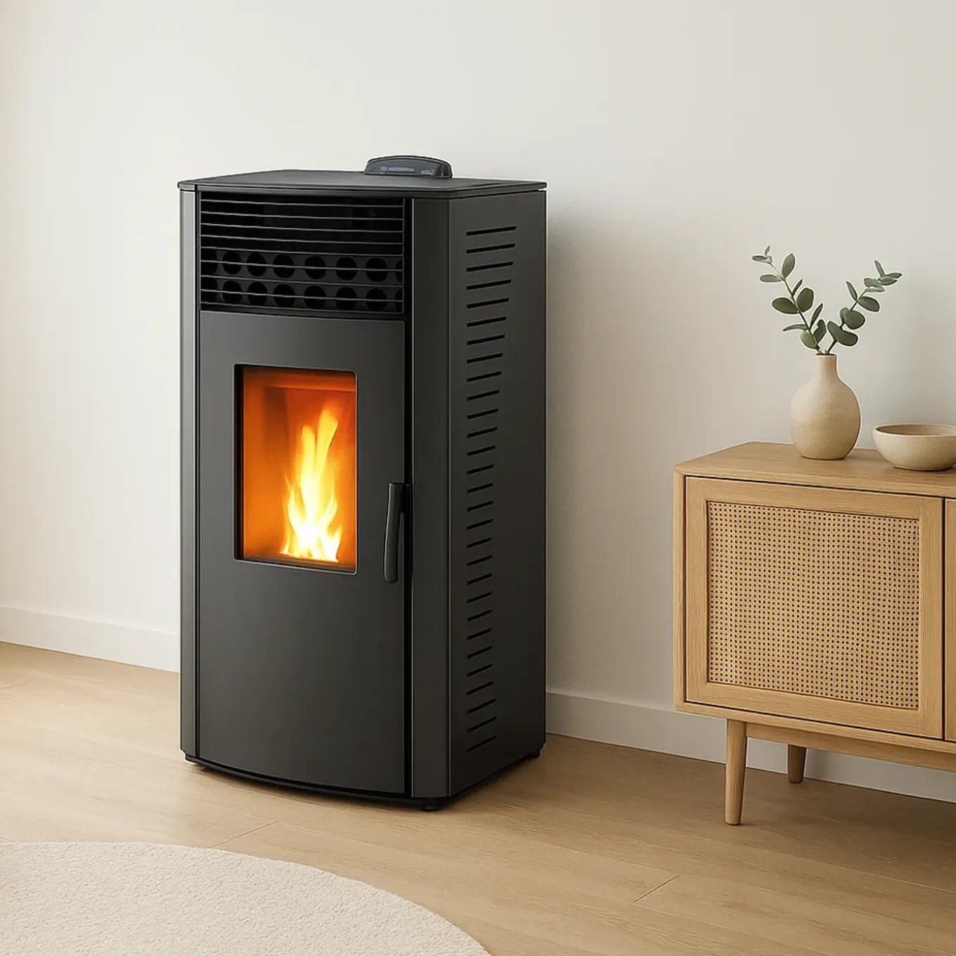 Sannover Pelletkachel Anita 12 Kw Zwart