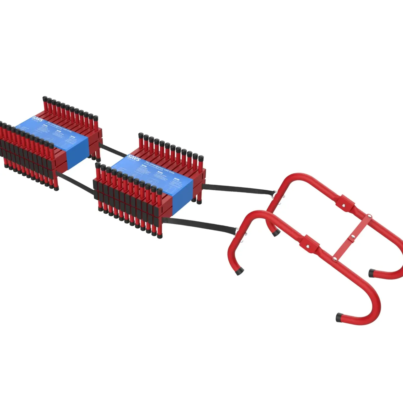 Savs Esc-16s Vluchtladder 16 Meter - 5 Verdiepingen - Brandtrap - Noodladder
