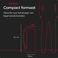 Savs Schuimblusser 9 Liter Ab - 100% Fluorvrij - Met Montagebeugel - 9l