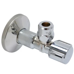 Schell Stop hoekstopkraan met rozet 1/2" buitendraad x 10mm chroom