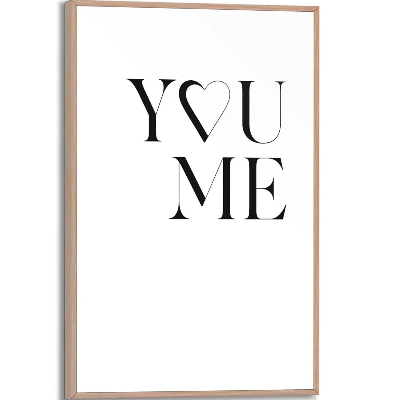Schilderij Slim Frame - Zwart-Wit - MDF - 20x30cm