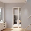 Schulte Complete Glazen Binnendeur Met Kozijn 90x215cm - Transparant - Wit - Links