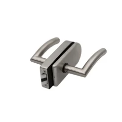Schulte Complete Glazen Draaideur - 83 X197 - Mistral Decor - Chroom - Zonder kozijn - Omkeerbaar