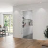 Schulte Complete Glazen Draaideur - 83 X197 - Transparent - Chroom - Zonder Kozijn - Omkeerbaar