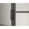 Schulte complete glazen schuifdeur - 90x215 cm - antraciet - Loftstyle - zwart -double softclose