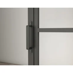 Schulte complete glazen schuifdeur - 88x204 - 3 vakken - helder - softclose - links of rechts