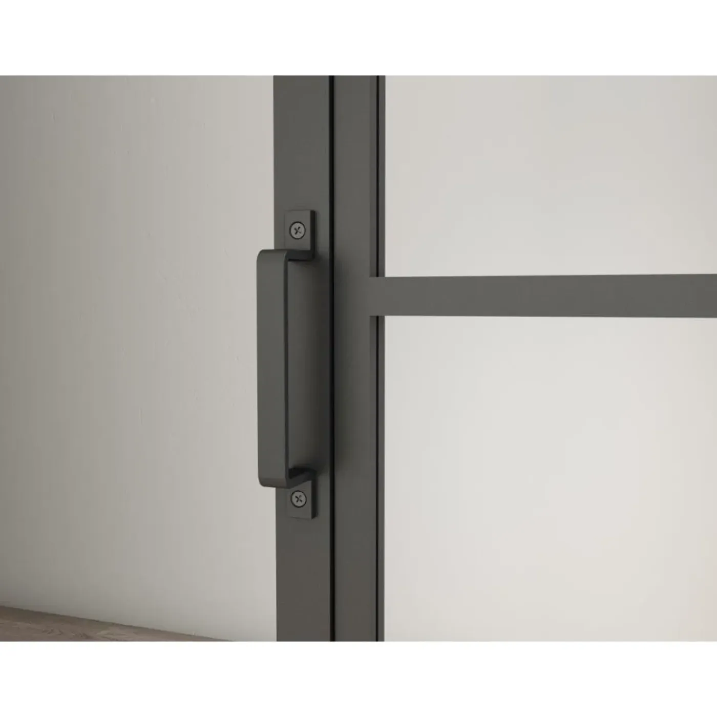 Schulte complete glazen schuifdeur - 88x204 - 3 vakken - helder - softclose - links of rechts