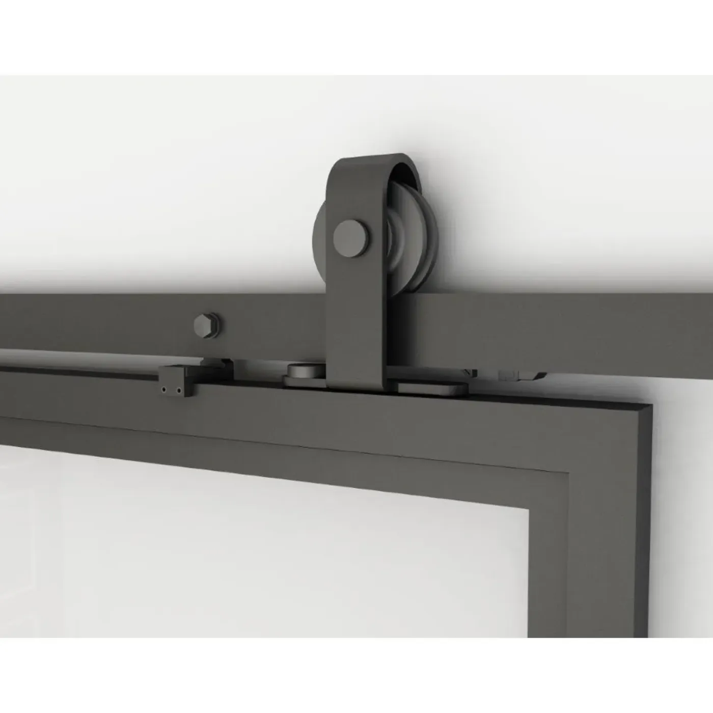 Schulte complete glazen schuifdeur - 88x204 - 3 vakken - helder - softclose - links of rechts