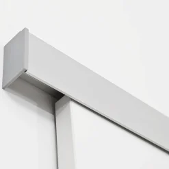 Schulte Complete Schuifdeur Hout - 77x203 - Wit Hout - Ronde Komgreep + Dubbele Softclose Demper