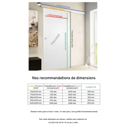 Schulte complete schuifdeur - hout - 103x215 - dekor eiken - bevestiging zwart -eenvoudige montage