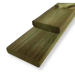 Schuttingplank - Grenen - Geïmpregneerd - 1,6x9x180cm - PEFC