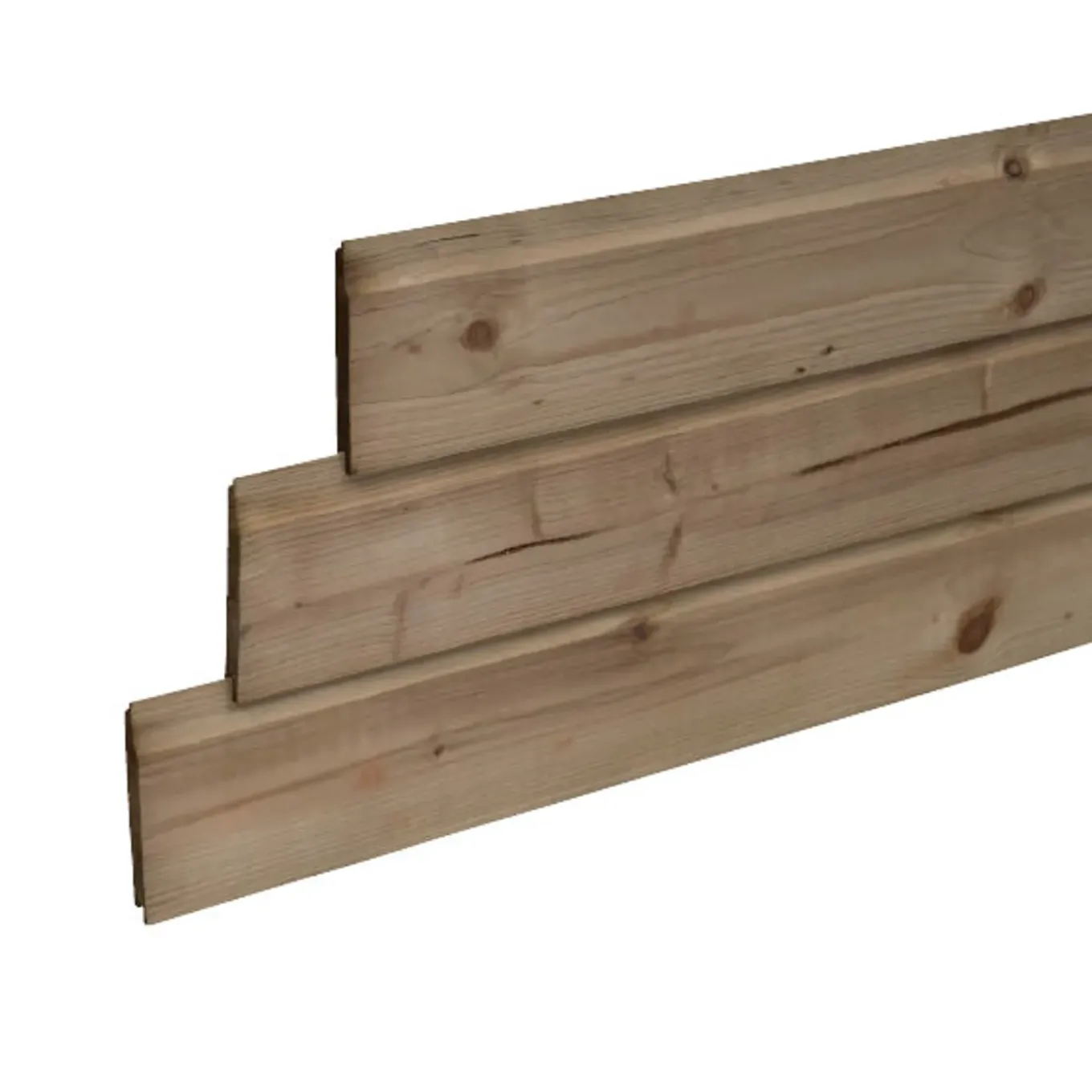Schuttingplank Rabat - Grenen - Geïmpregneerd - 1,8x14,5x300cm - PEFC