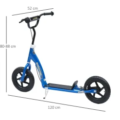Overig Scooter Step Hoogteverstelbaar 12 Inch - Blauw