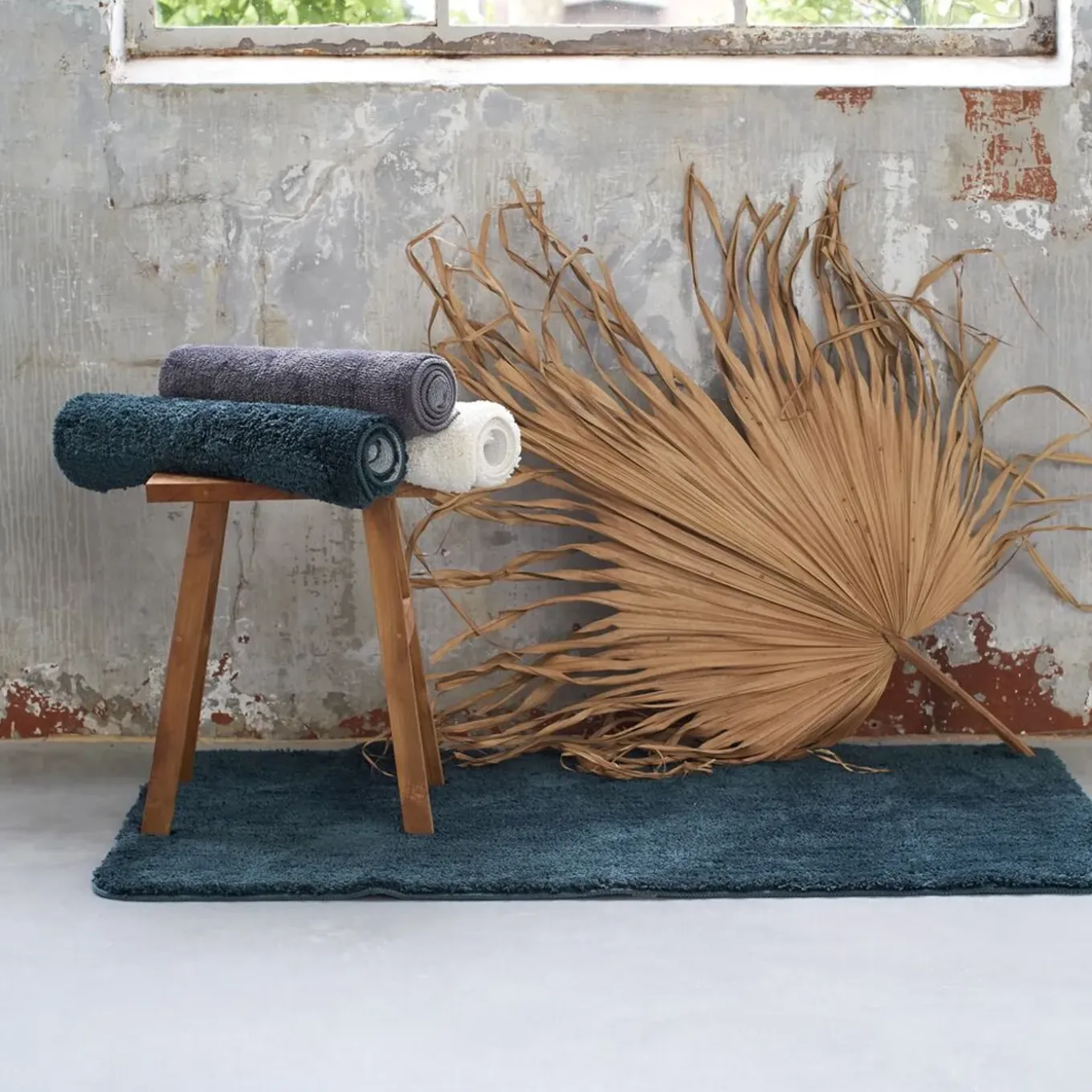 Sealskin Angora badmat 60x90cm polyester donkergrijs