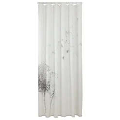 Sealskin douchegordijn Flow 180x200cm polyester zwart/ wit