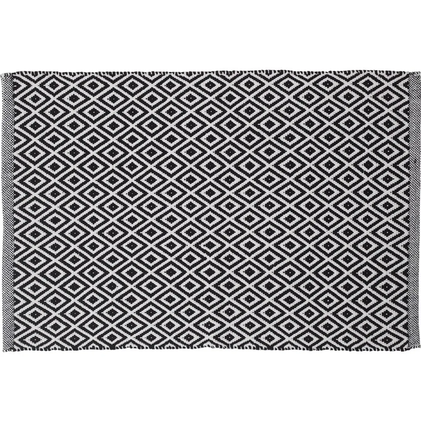Sealskin Trellis badmat 60x90cm katoen zwart