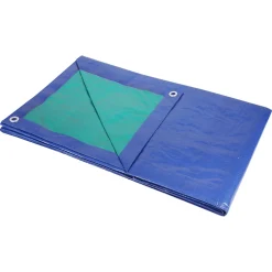 Sencys afdekzeil polyethyleen groen/blauw 3x4m