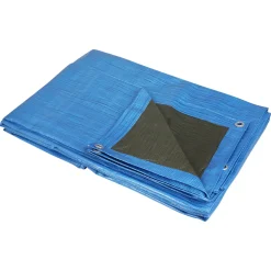 Sencys afdekzeil polyethyleen 130gr/m² 4x6m groen/blauw