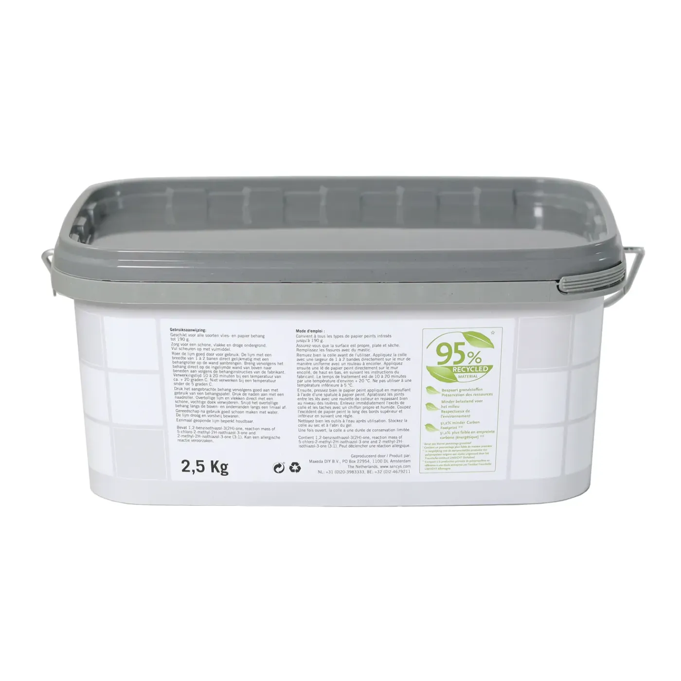 Sencys Behanglijm Kant-En-Klaar - Wit - 2,5kg
