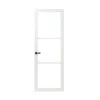 Sencys Binnendeur Industrial - 3 ruits - Wit - Stomp - 83x201,5cm