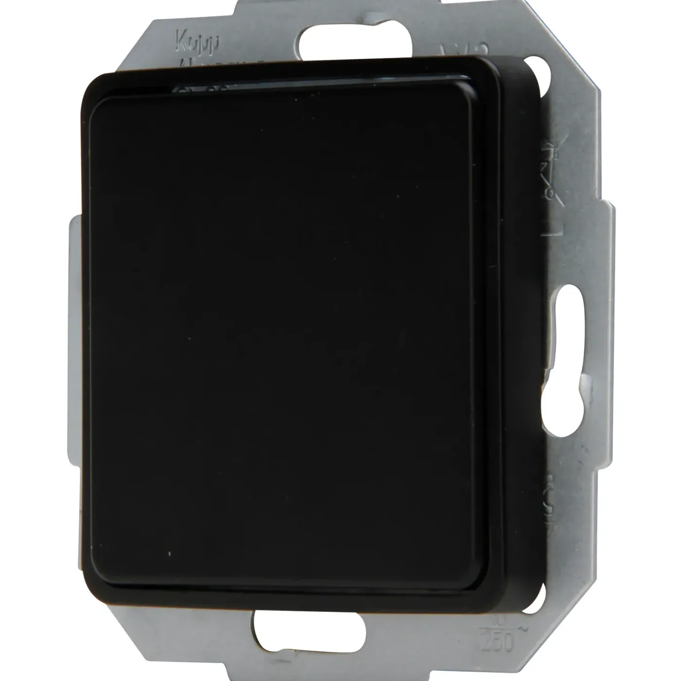 Sencys Blindplaat Ottawa Kunststof Mat-zwart - 7x10x3cm