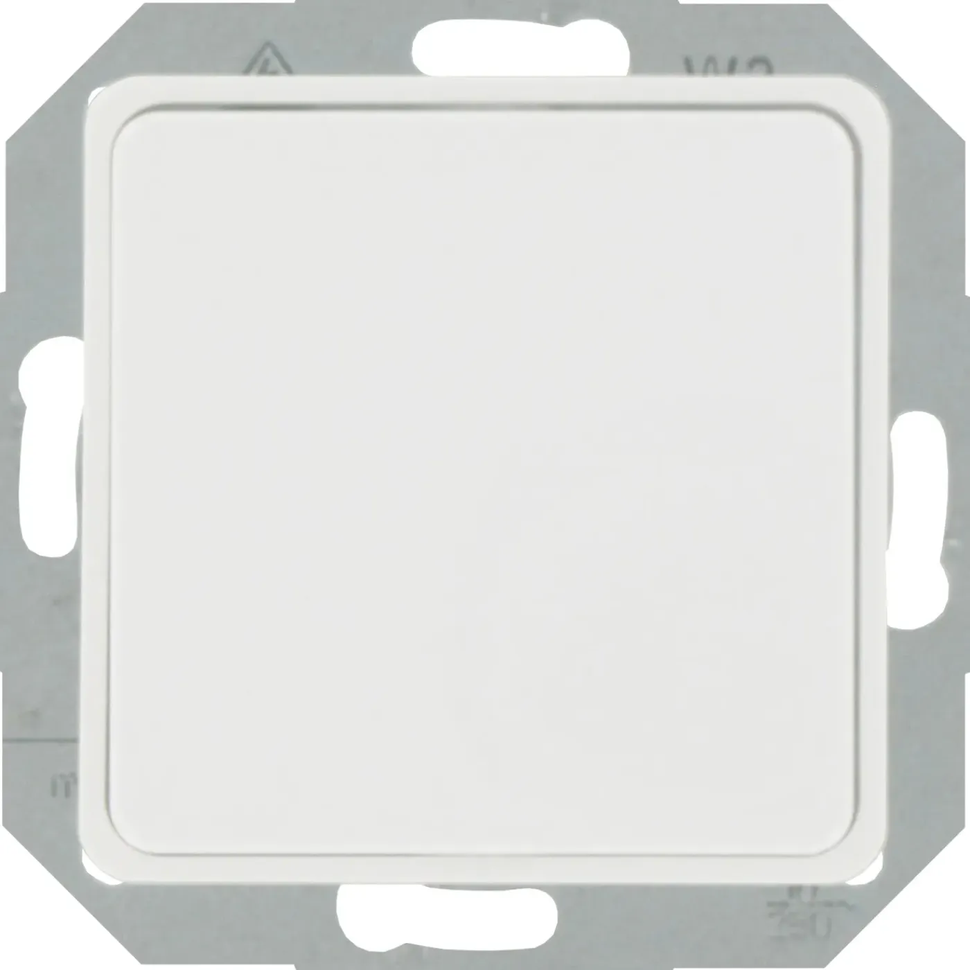 Sencys Blindplaat Ottawa 1-voudig Kunststof Wit Glans - 7x10x3cm