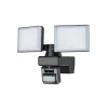Sencys Breedstraler - Zwart - 30W - 3400lm - Neutraal Wit - IP54 - met Bewegingssensor