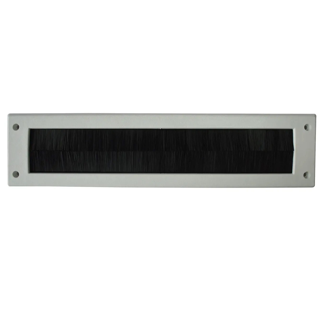 Sencys Brievenbus Brievenbusplaat Met Tochtborstel - ABS - Wit - 1x41x8cm