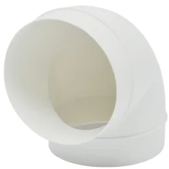 Sencys buis Ø125mm Bocht 90° kunststof