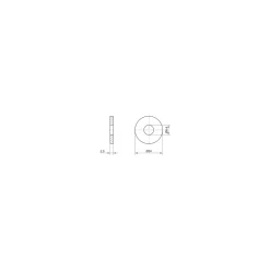 Sencys Carrosseriering - Gegalvaniseerd staal - M8 - 20 stuks