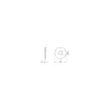 Sencys Carrosseriering - Gegalvaniseerd staal - M16 - 3 stuks